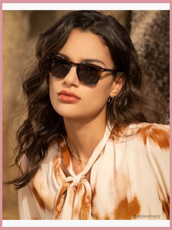 Handcrafted Acetate Frame Retro Square Sunglasses with UV400 Protection for main image 5